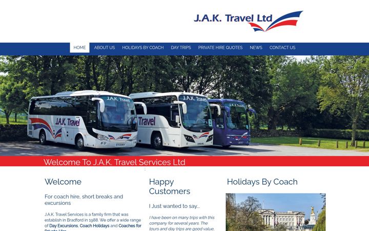 Screenshot of jaktravel.co.uk