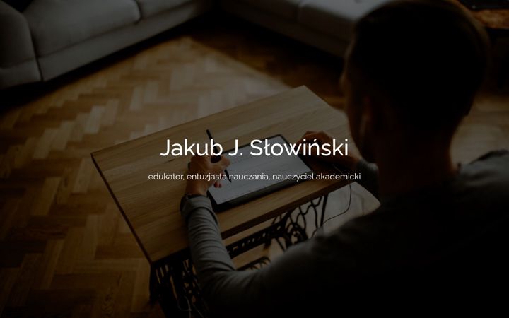 Screenshot of jakubslowinski.com