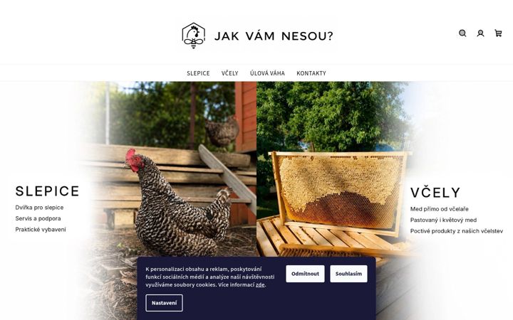 Screenshot of jakvamnesou.cz