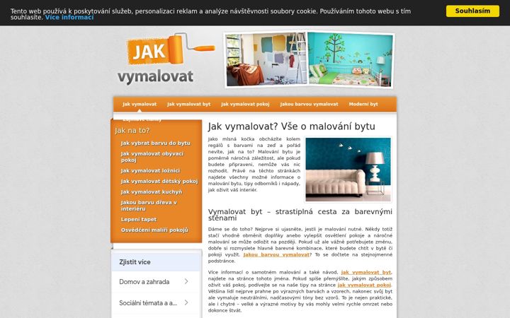 Screenshot of jakvymalovat.cz