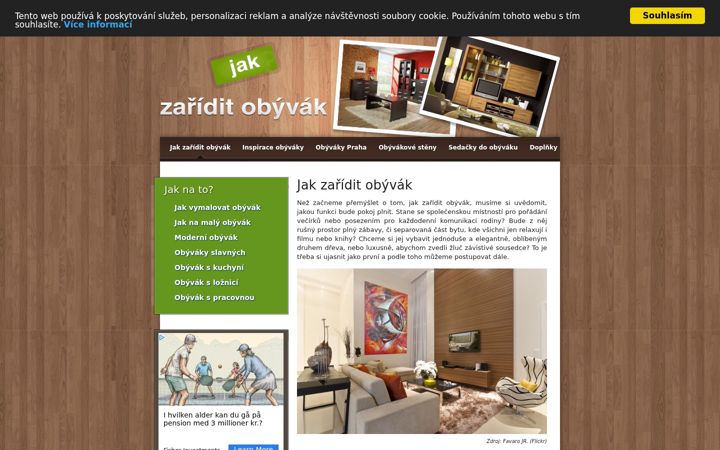 Screenshot of jakzariditobyvak.cz