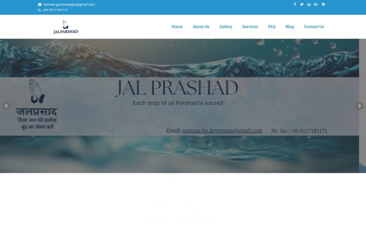 Screenshot of jal-prashad.com