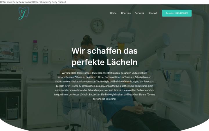 Screenshot of jalakdent.de