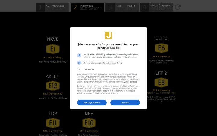 Screenshot of jalanow.com