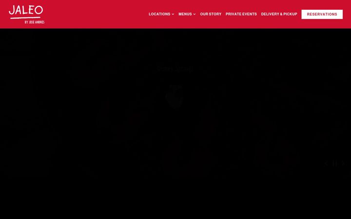 Screenshot of jaleo.com