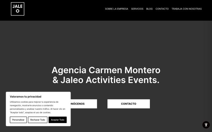 Screenshot of jaleobycarmenmontero.es