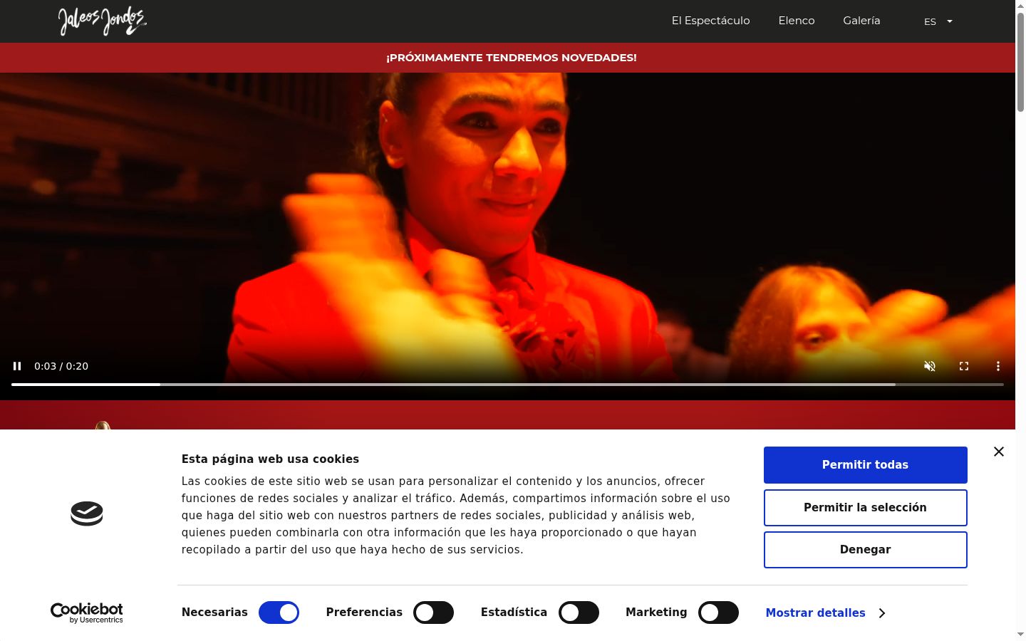 Screenshot van de toestemmingsbanner zoals getoond vóór enige interactie