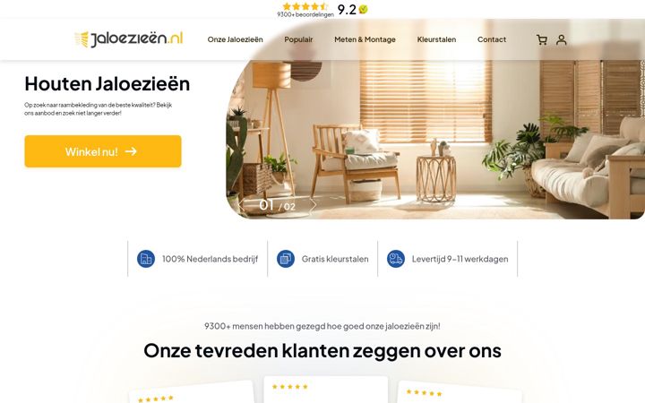 Screenshot of jaloezieen.nl