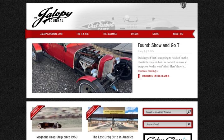 Skärmbild av jalopyjournal.com