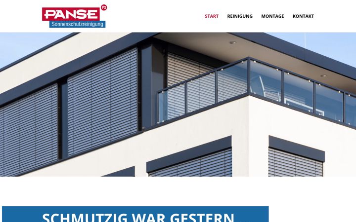 Screenshot of jalousienreinigung.de