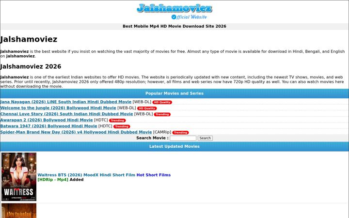 Screenshot of jalshamoviez.delivery