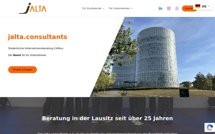 Screenshot of jalta-consultants.de