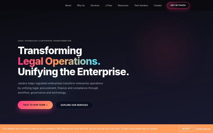 Screenshot of jalubro.com