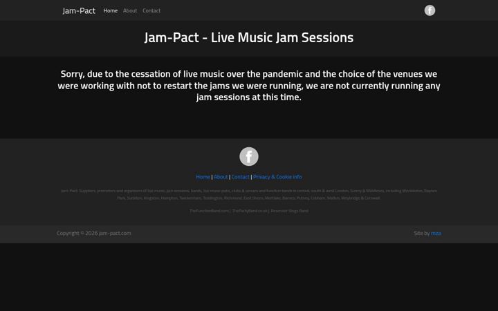 Screenshot of jam-pact.com