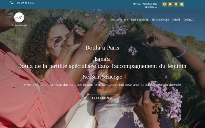 Screenshot of jamaa-doulaparis.fr