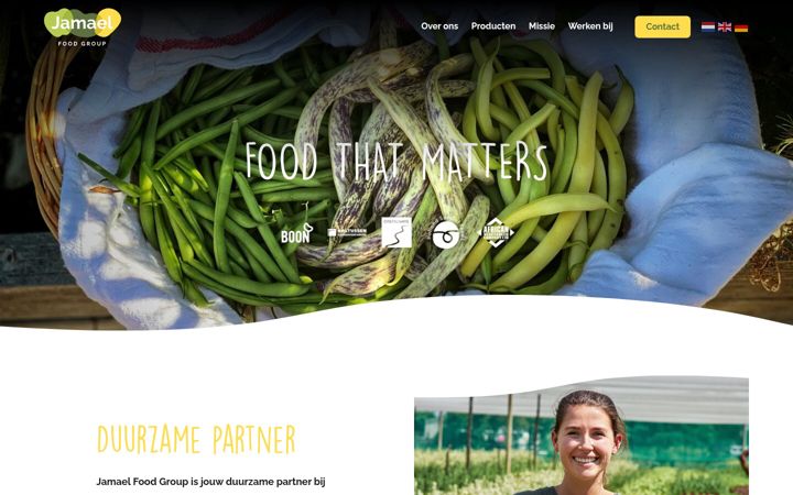 Screenshot of jamaelfoodgroup.nl