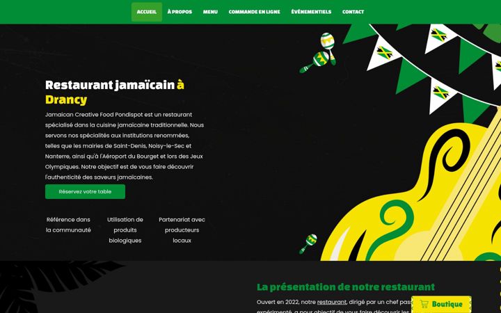 Screenshot of jamaicanfood-pondispot.fr