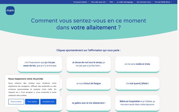 Screenshot of jamais-seule-dans-mon-allaitement.fr