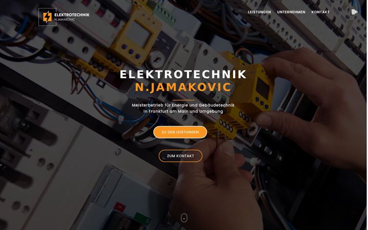 Screenshot of jamakovic-elektrotechnik.de