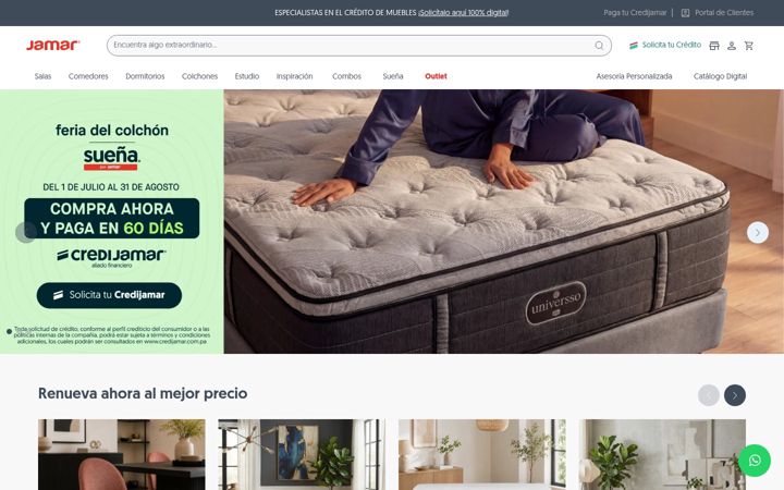 Screenshot of jamar.com.pa