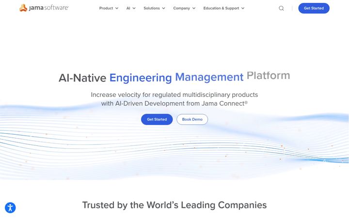 Screenshot of jamasoftware.com