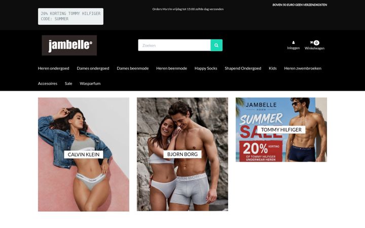 Screenshot of jambelle-assen.nl