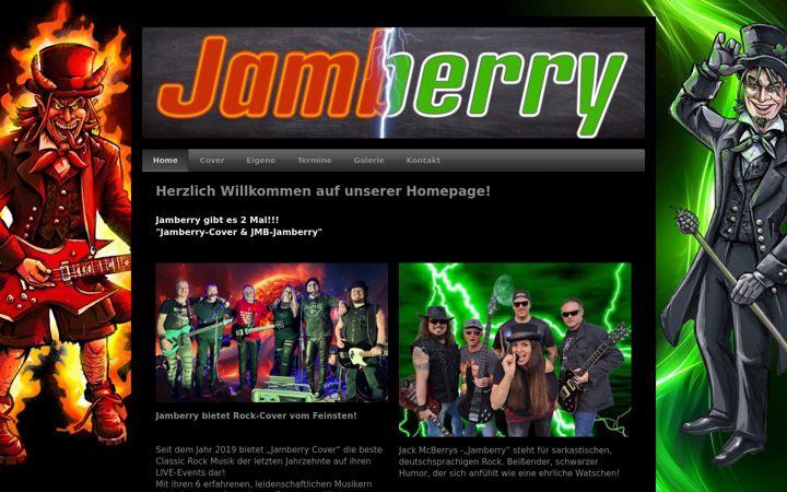 Screenshot of jamberry-music.de