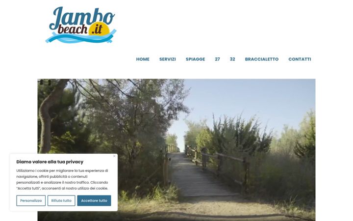 Screenshot of jambobeach.it