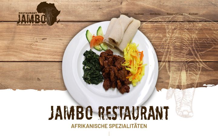 Screenshot of jamborestaurant.de