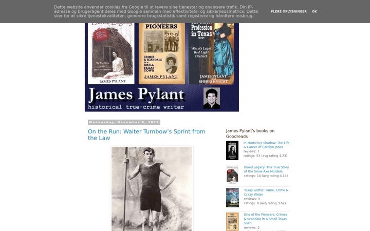 Screenshot of james-pylant.com