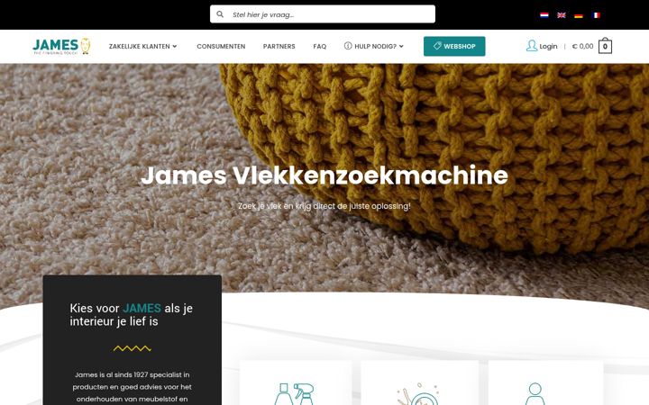 Screenshot of james.eu