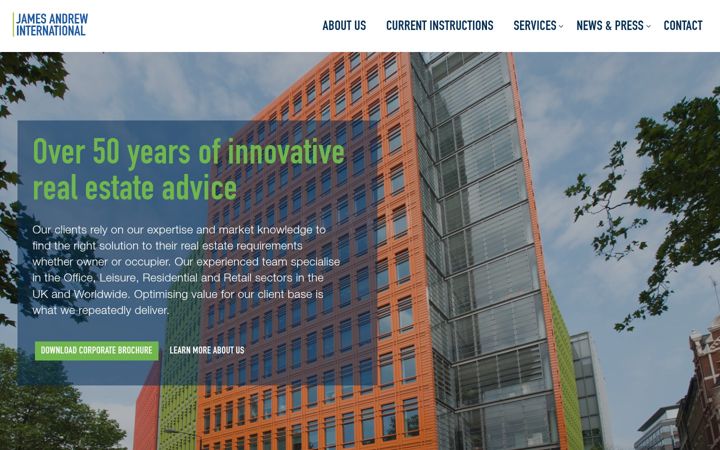 Screenshot of jamesandrew.co.uk
