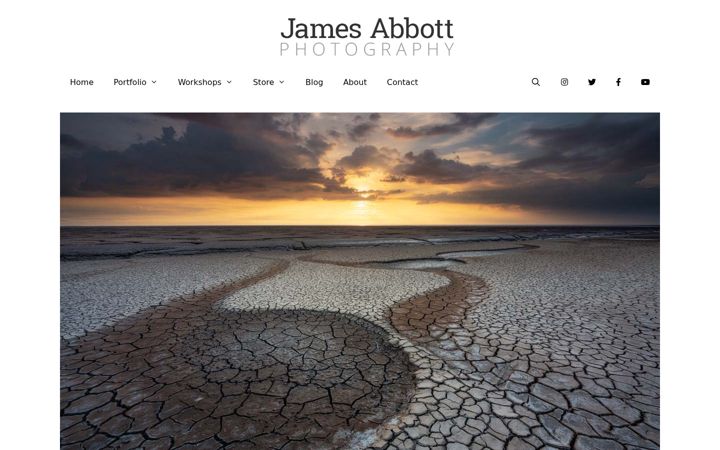 Screenshot of jamesaphoto.co.uk