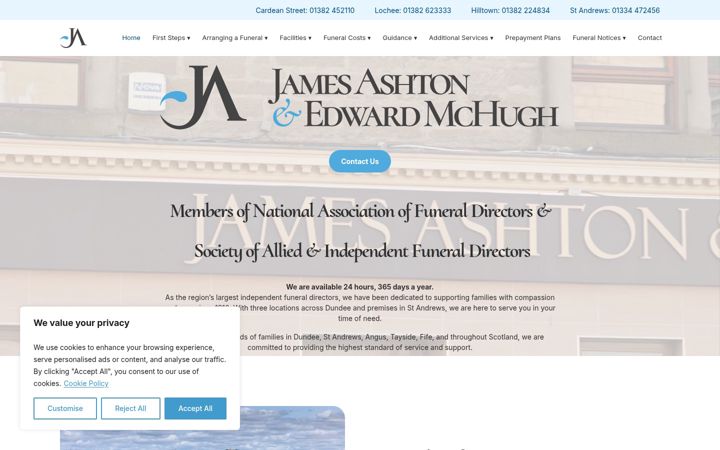 Screenshot of jamesashton.co.uk