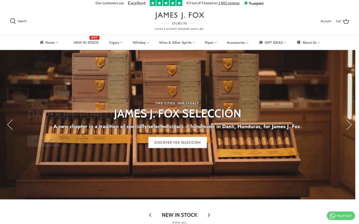 Screenshot of jamesfox.ie