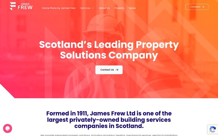 Screenshot of jamesfrew.co.uk
