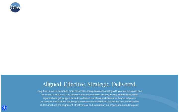 Screenshot of jamesgoodeassociates.com
