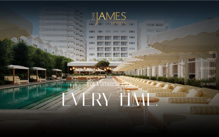 Screenshot of jameshotels.com