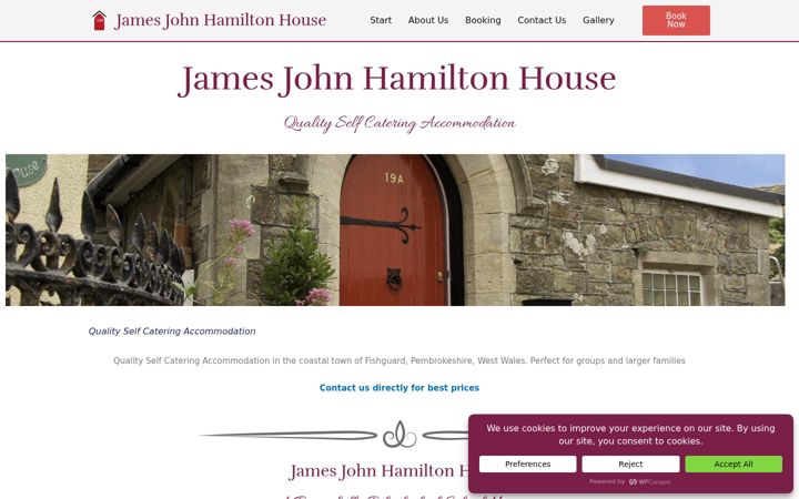 Screenshot of jamesjohnhamilton.co.uk