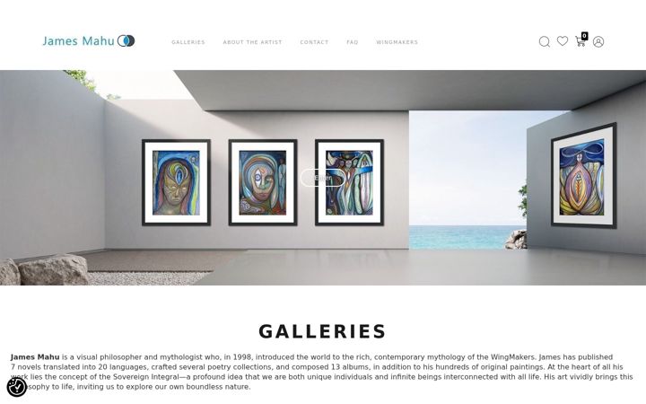 Screenshot of jamesmahuart.com