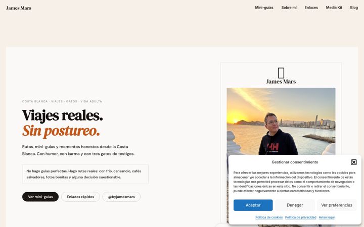 Screenshot of jamesmars.es