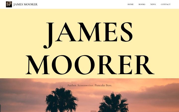 Screenshot of jamesmoorer.com