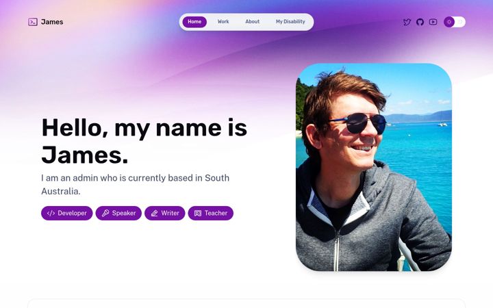 Screenshot of jamespleasehelp.com