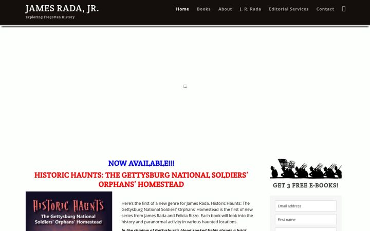 Screenshot of jamesrada.com