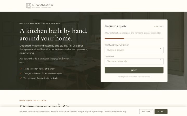 Screenshot of jamestaylorfurniture.com