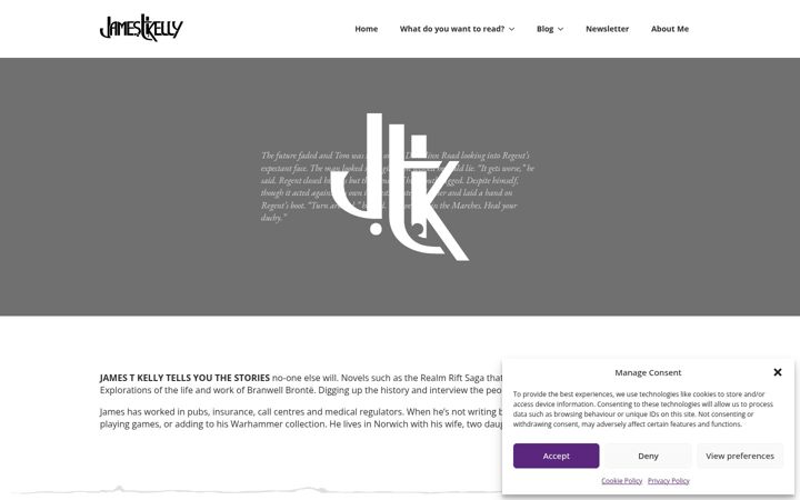 Screenshot of jamestkelly.com