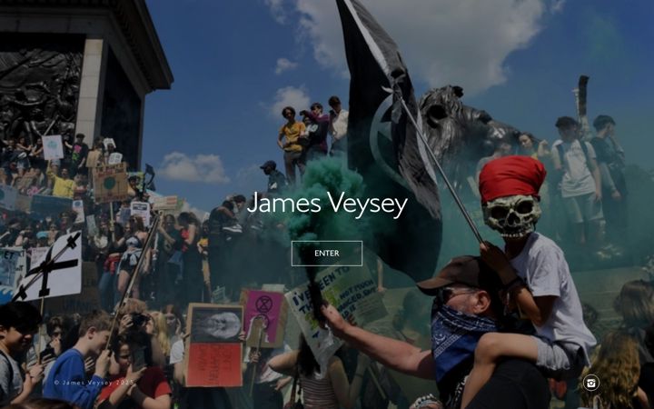 Screenshot of jamesveysey.com