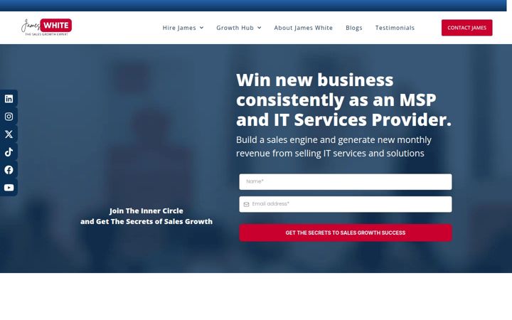 Screenshot of jameswhite.business