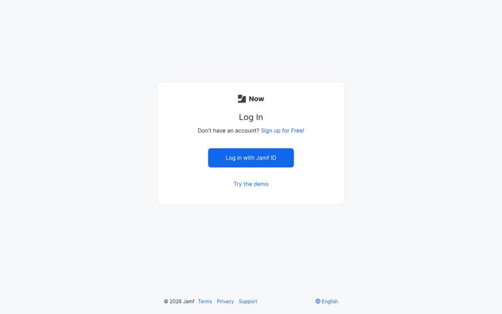 Screenshot of jamfnow.com