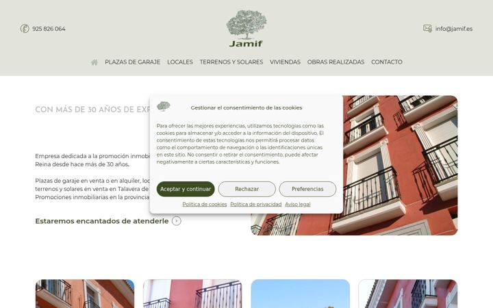 Screenshot of jamif.es